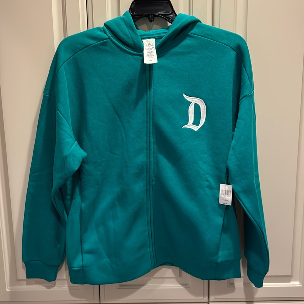 NWT Disney Spirit Jersey zip hoodie